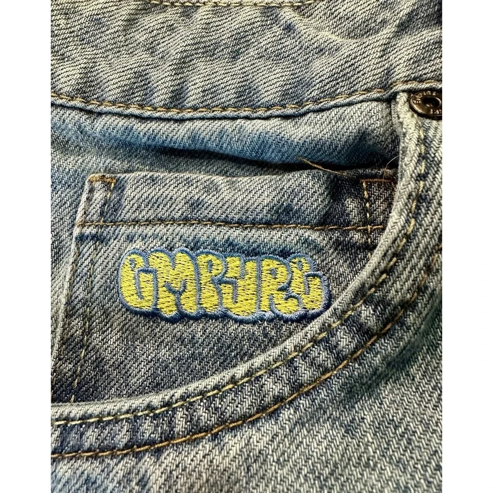 Empyre Jeans Loose Fit Mens Blue Denim Skater Baggy Streetwear Size 30